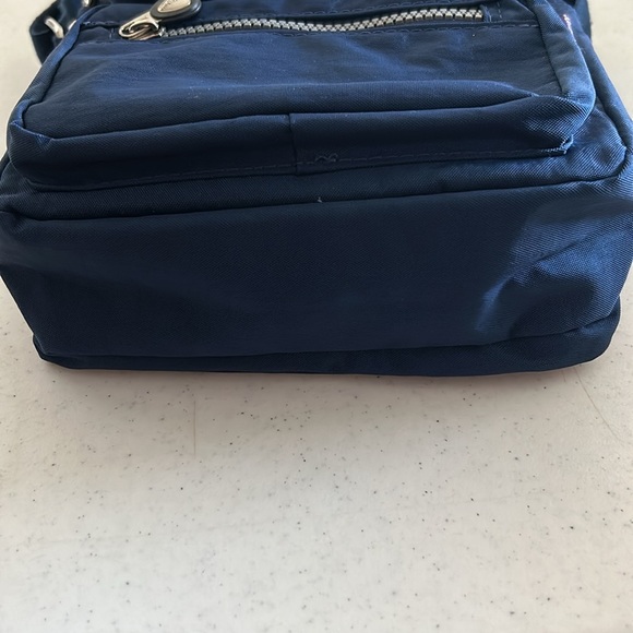 Navy Nylon Jinqiaoer MultiCompartment Mini-Messenger Crossbody Purse - Picture 2 of 9